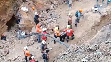 Historia de minero sepultado por deslizamiento ya tiene un triste y doloroso final