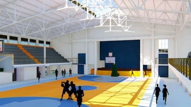 Anuncian inicio de remodelación del gimnasio del colegio San Luis Gonzaga en Cartago