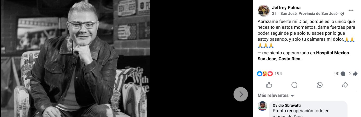 Jeffrey Palma, presentador de Plancha Hits.