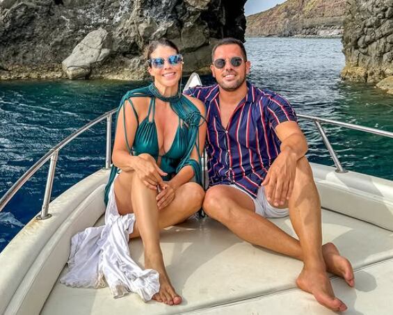 Marianela Valverde y su esposo Juan David Cardona