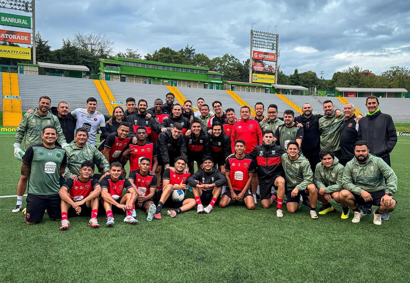 Esta es la delegación completa de Liga Deportiva Alajuelense para el partido de ida de los cuartos de final contra Comunicaciones en la Copa Centroamericana de Concacaf.