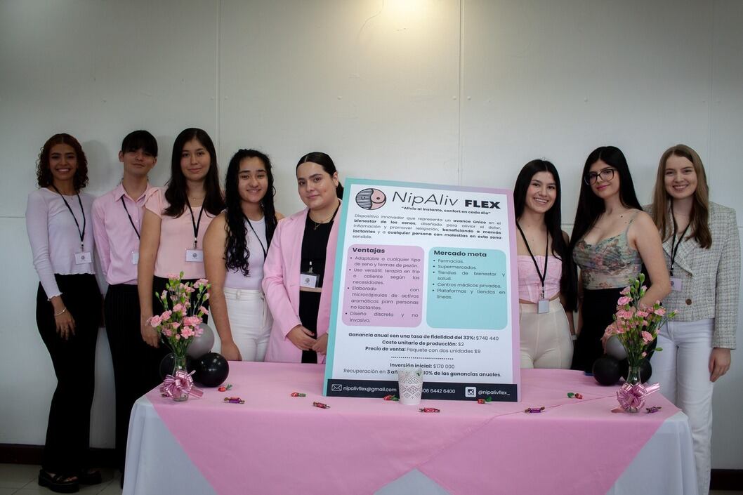 Parches para pezones creados por estudiantes de la UCR