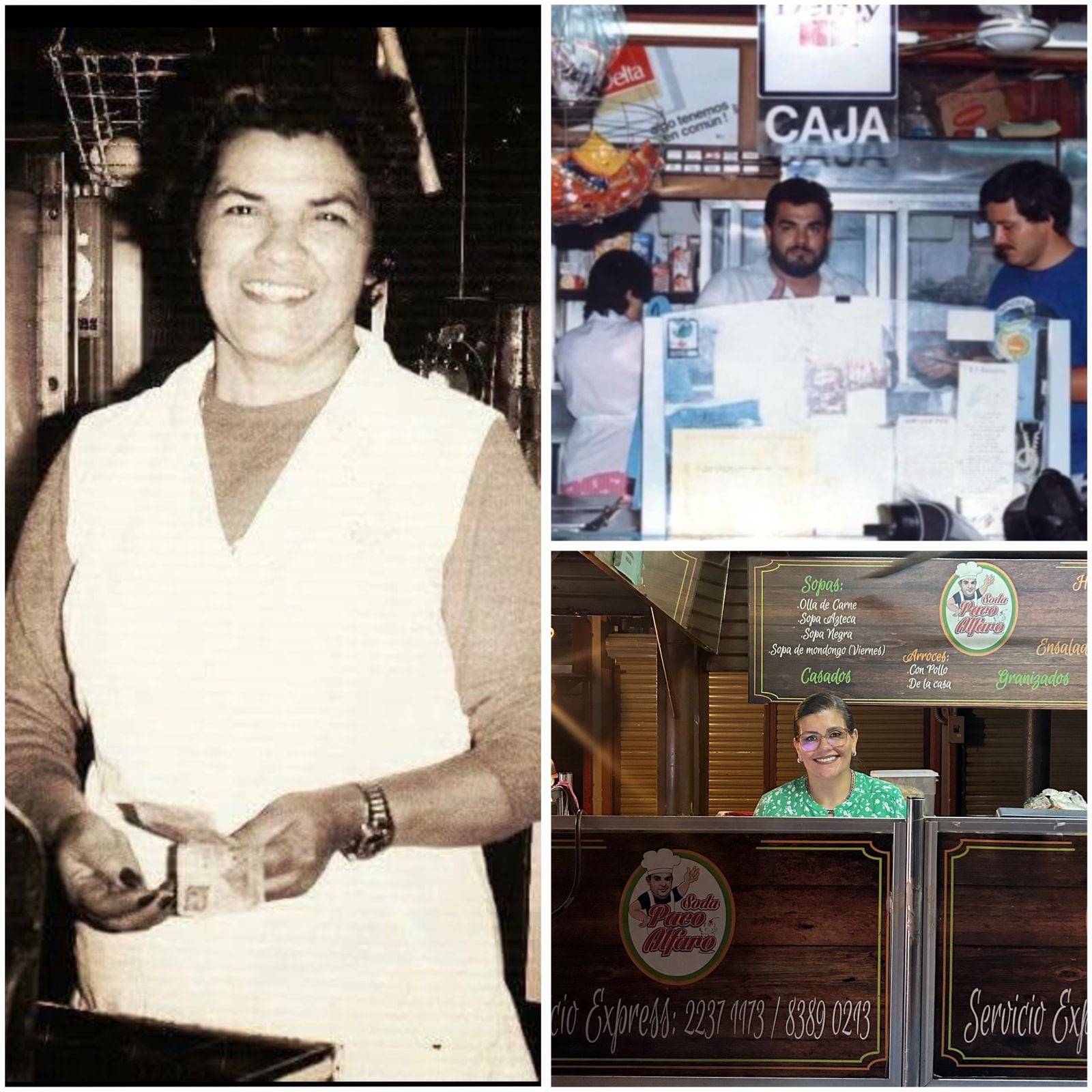 La soda Paco Alfaro ha pasado por tres generaciones, desde José Ángel Alfaro hasta Carolina Alfaro, la actual administradora.