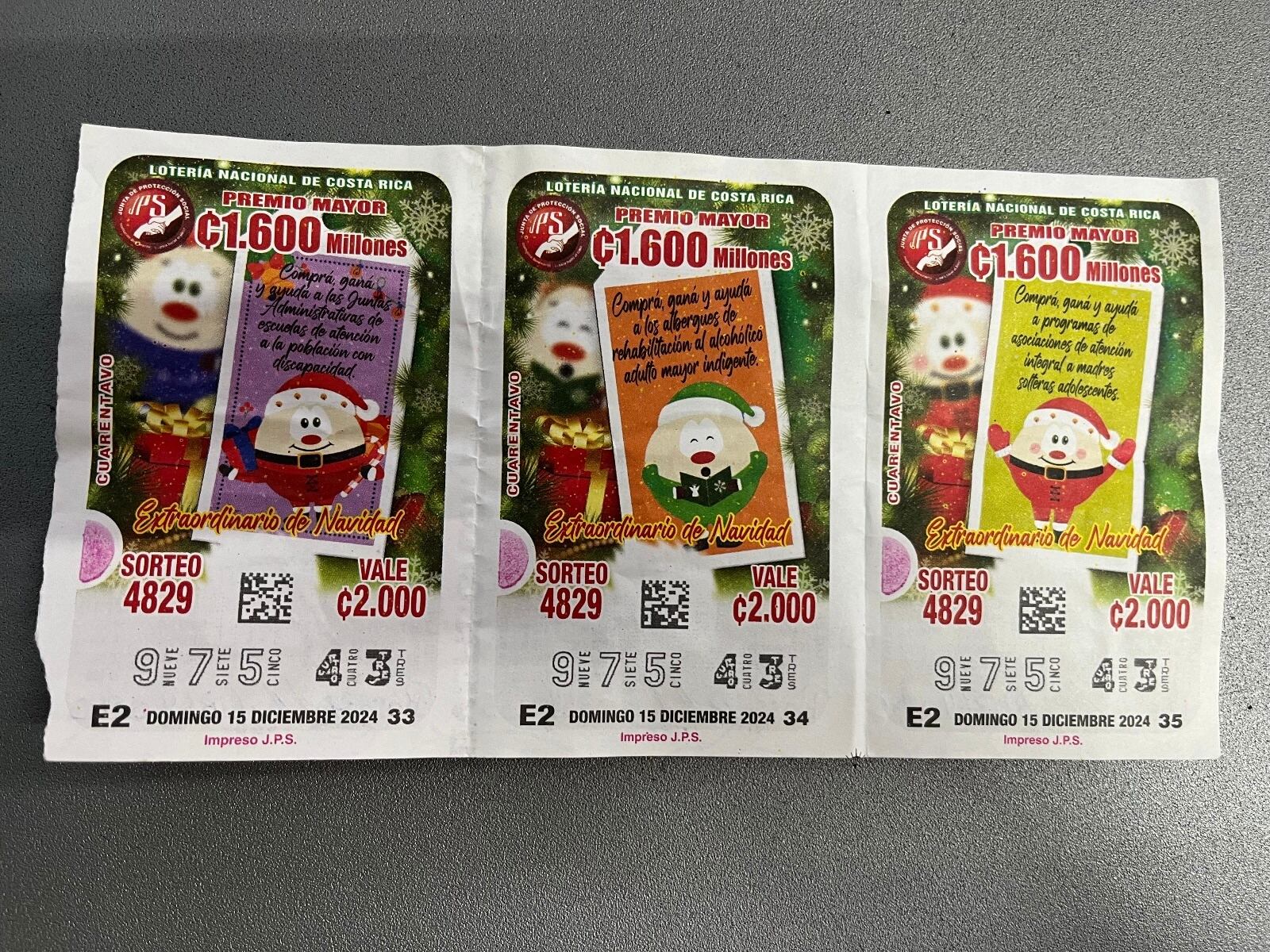 Pedacitos del Gordo navideño