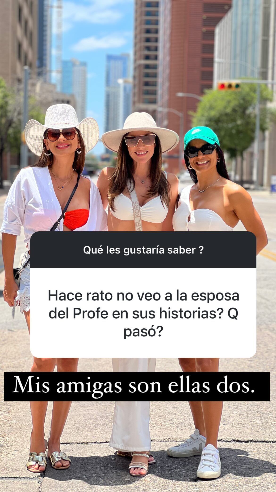 Johanna García e Ingrid Solís, esposa de Hernán Medford