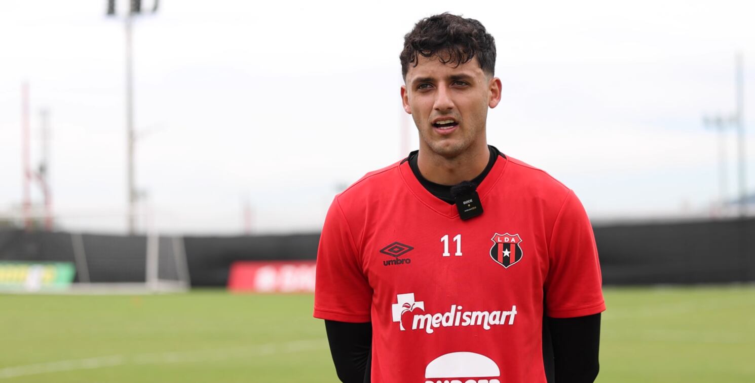 Farbod Samadian luchará por jugar con Liga Deportiva Alajuelense en la nueva temporada.