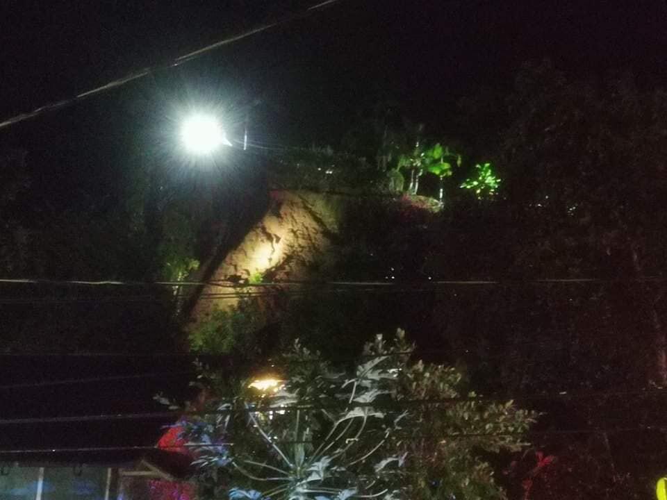 El deslizamiento cayó sobre la habitación en la que se encontraba el hombre. Foto cortesía.