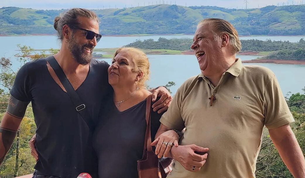 Pablo Rodríguez y su mamá María Virginia Herrera