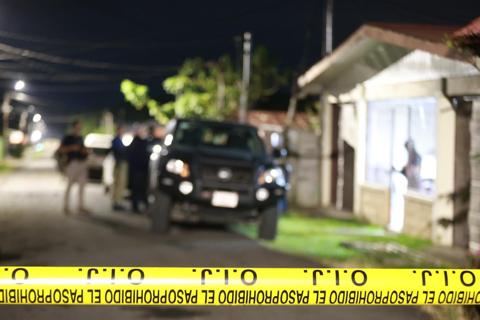 Operativos en Guápiles, La Rita y Jiménez para detener a los implicados en el homicidio del agente del OIJ Geiner Zamora, atacado el 31 de enero en un bar de Guápiles.