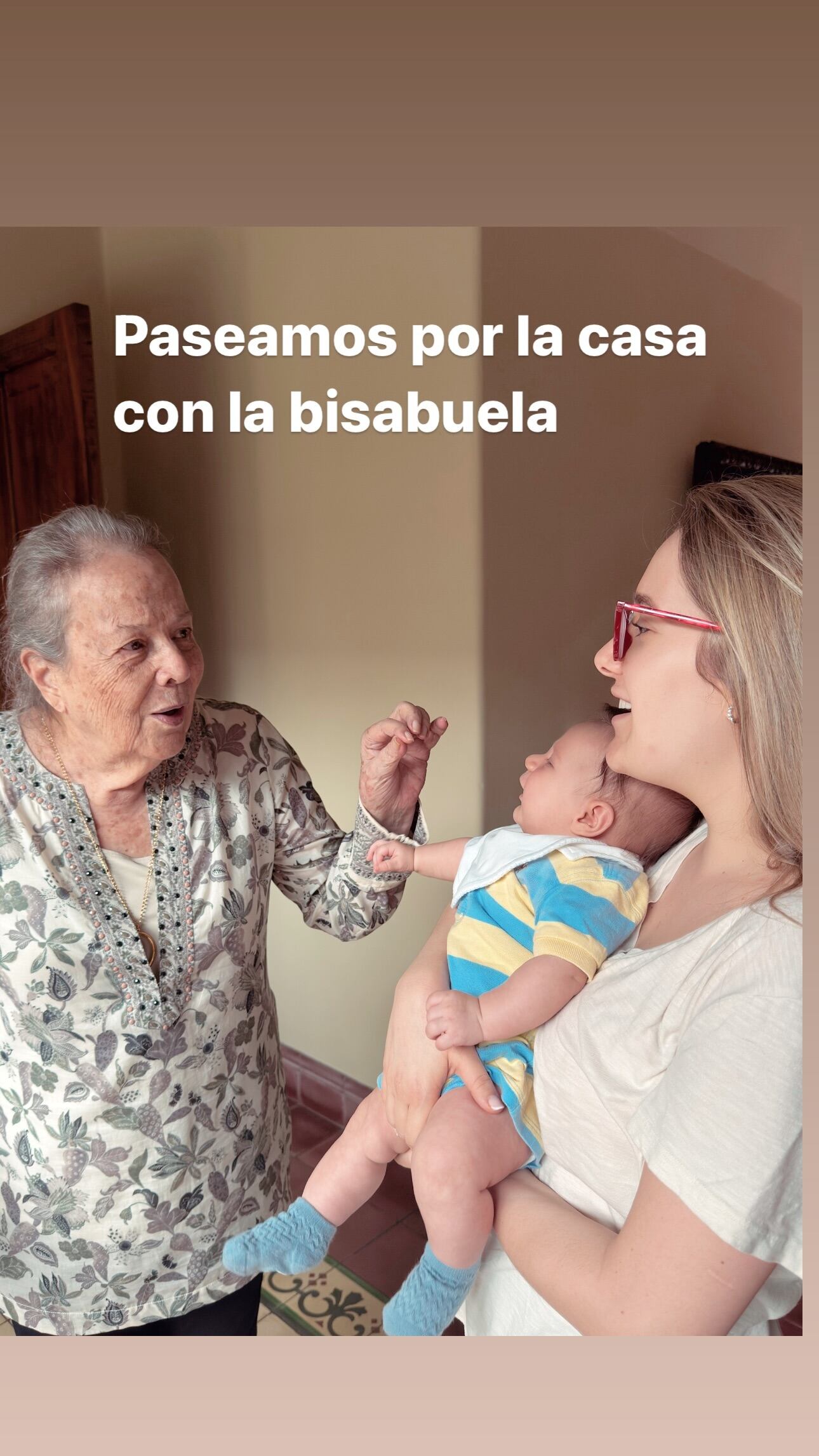 María Jesús Prada y su abuela Olga Cozza