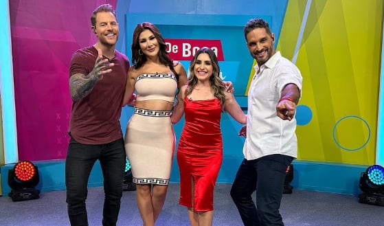 De boca en boca Mauricio Hoffmann, Montserrat del Castillo, Natalia Monge y Bismarck Méndez