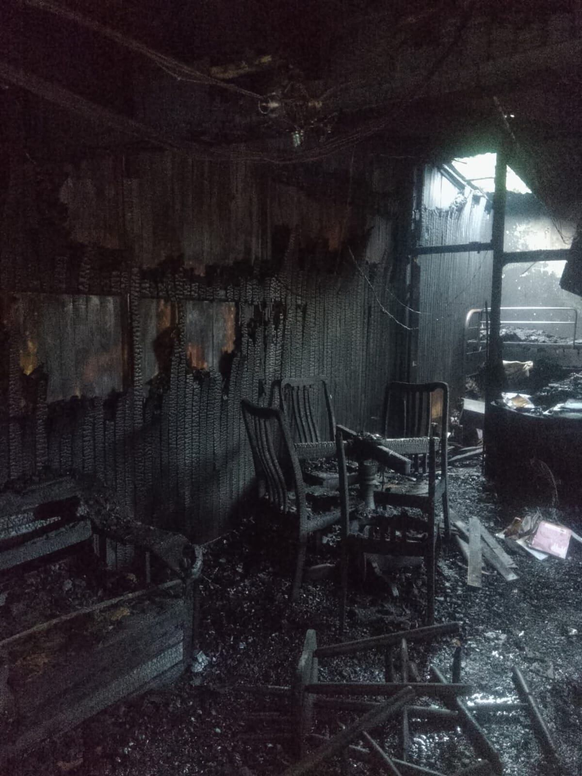 Incendio en Barva de Heredia.