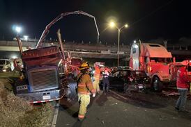 Aparatoso accidente en la General Cañas: dos tráileres y cuatro carros involucrados deja varios heridos