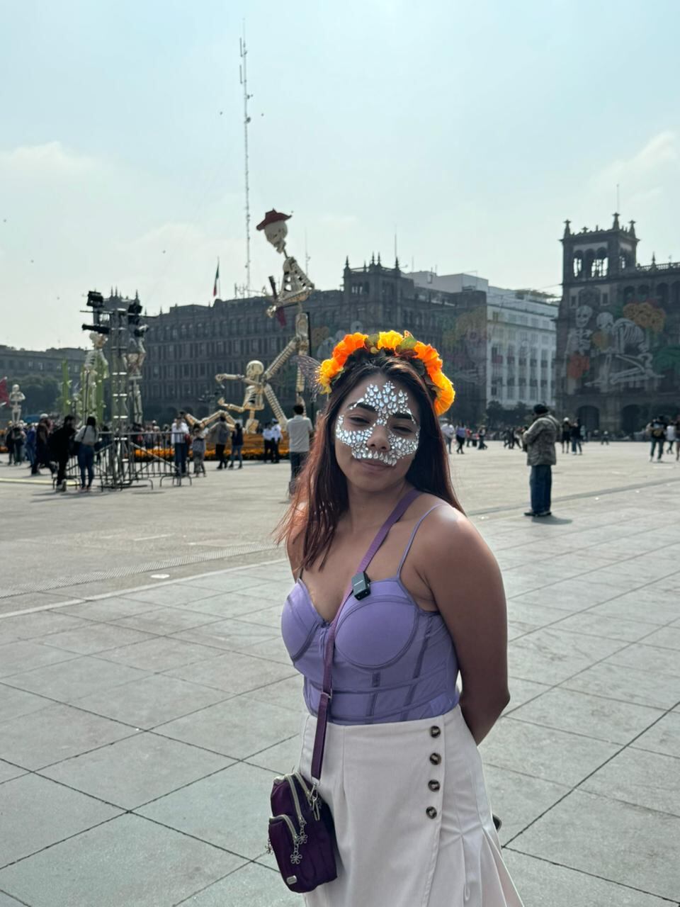 Susana Arguedas parece estar sola en la foto, pero a ella la acompaña siempre su primo Esteban, quien ya falleció y de eso no tenemos dudas.