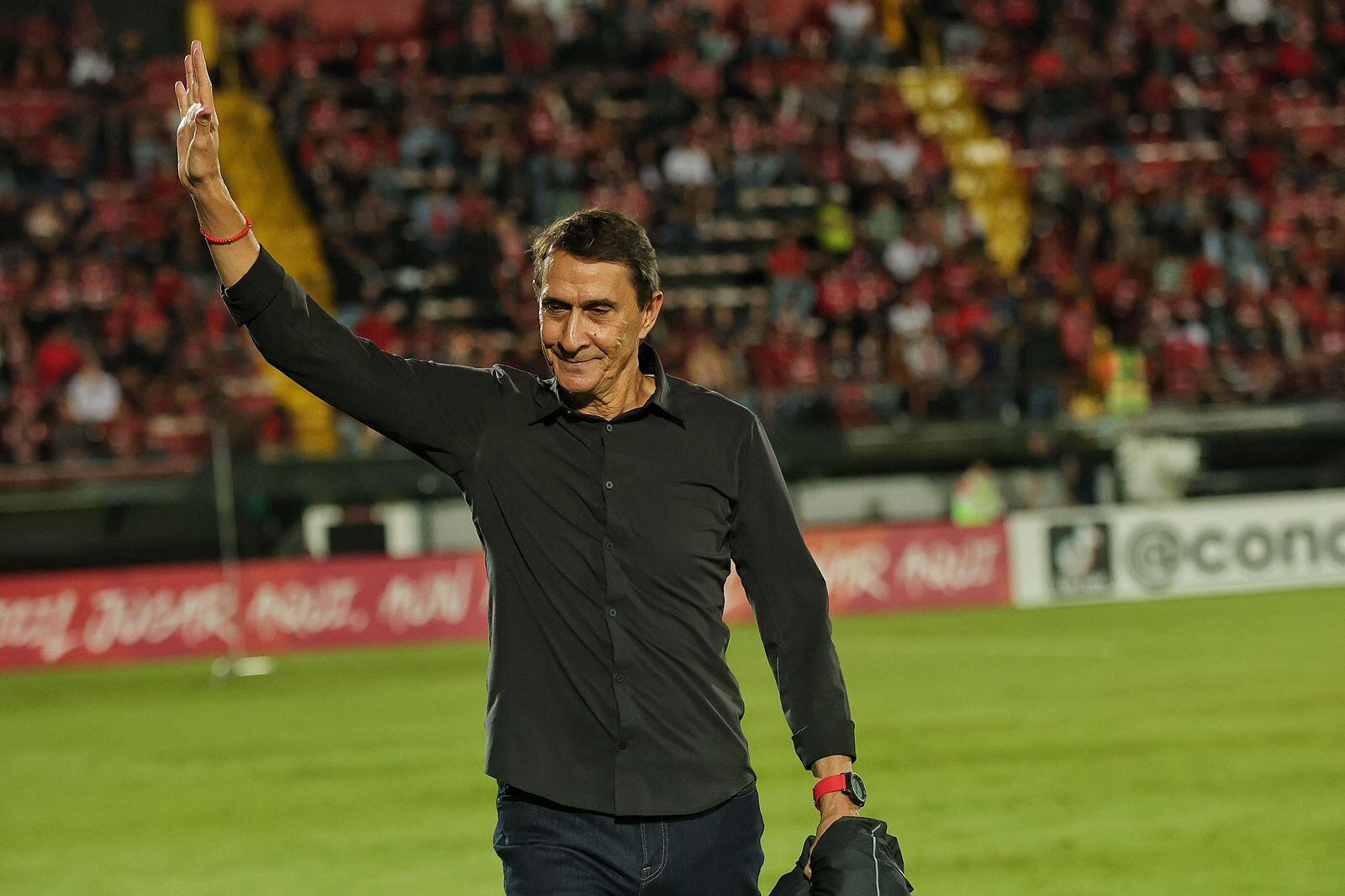 03/10/2024, Alajuela, Estadio Alejandro Morera Soto, partido de vuelta de los cuartos de final de la Liga Centroamericana de campeones entre Liga Deportiva Alajuelense y el Comunicaciones de Guatemala.