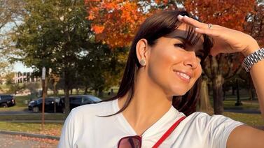 Esposa de Pablo Gabas robó miradas más allá de nuestras fronteras