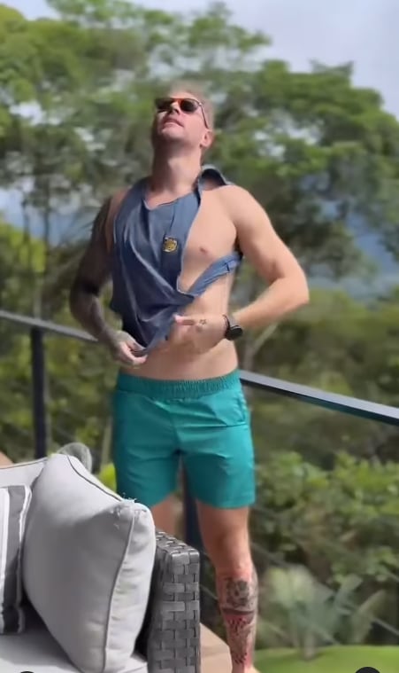 Mauricio Hoffmann y su novia Majo Ulate disfrutaron a más no poder en su viaje por el Parque Nacional Marino Ballena.