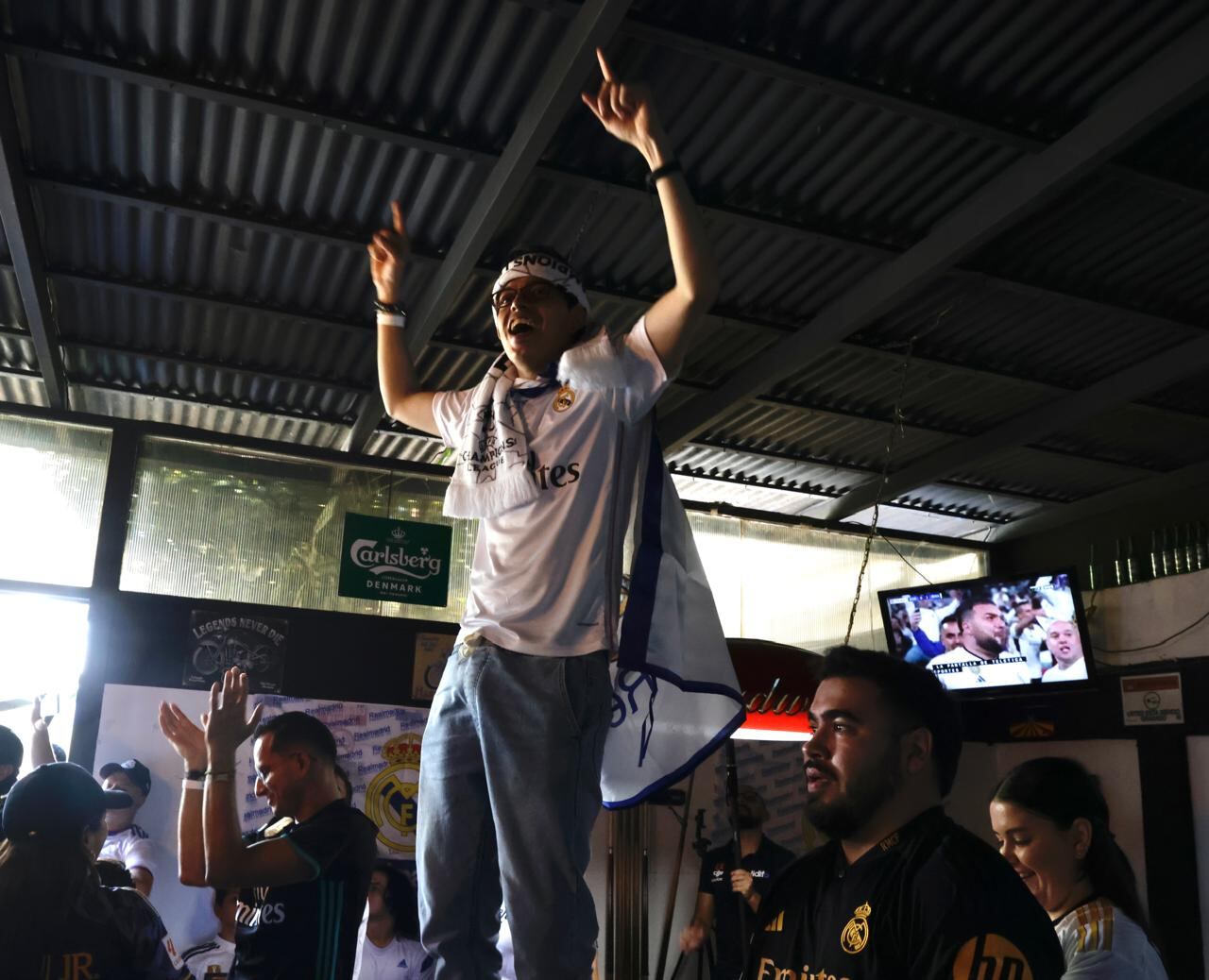Final Championes League, Real Madrid - Borussia Dortmund, pub rock, Los Yoses