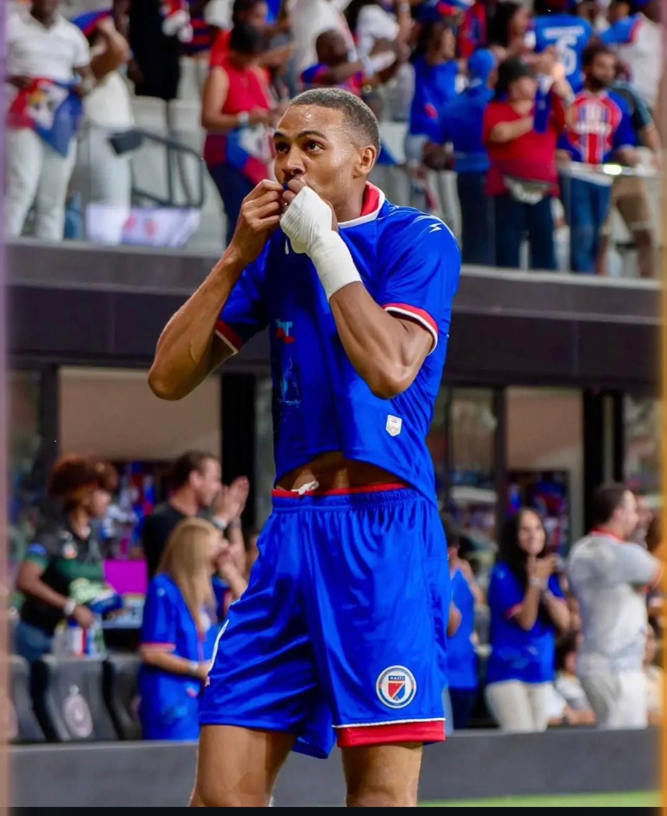 Wilson Isidor anotó el gol del triunfo para Haití