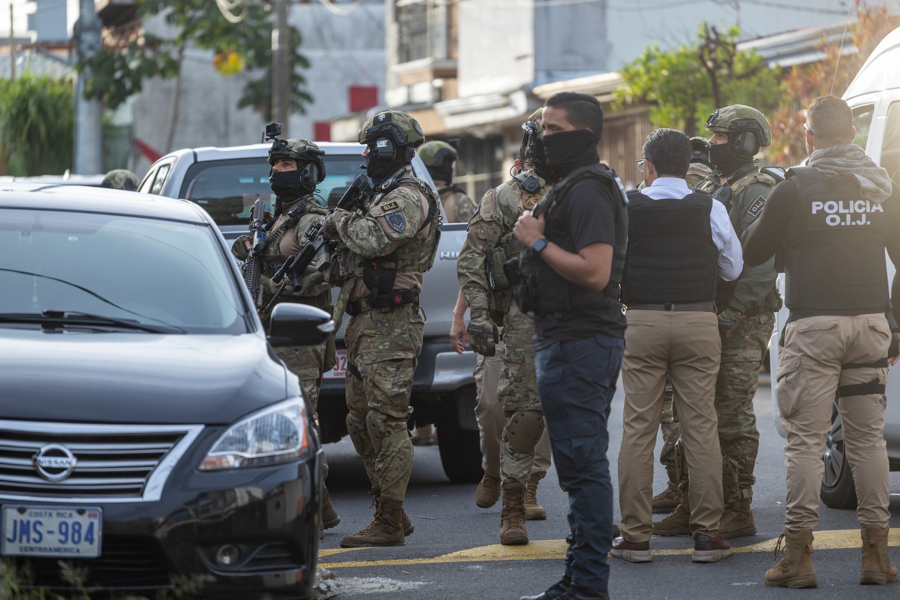 12/09/2025, San José, Leon XII, allanamientos por el caso del asesinato del nicaragüense de apellido Sancam.