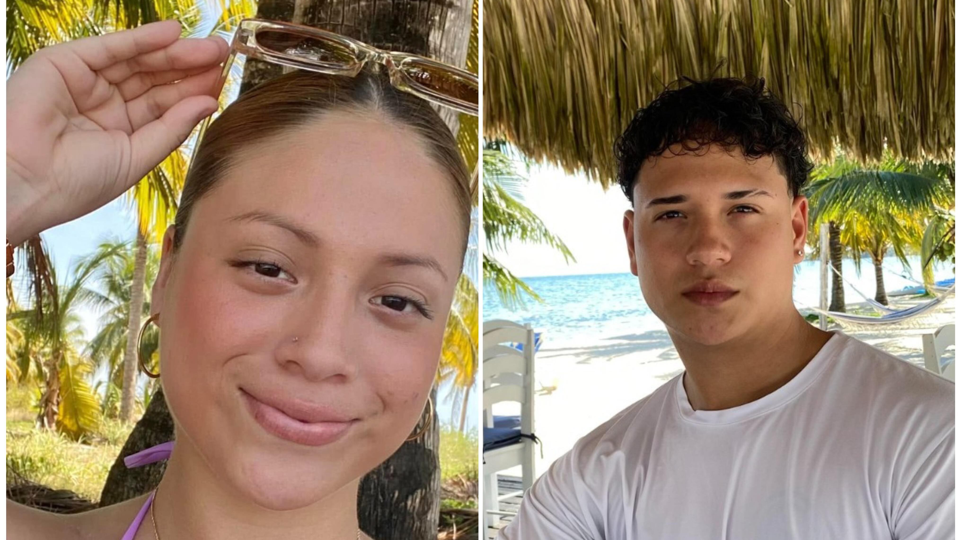 Sidney Alejandra Ruiz Montenegro y su hermano Juan David estudiaron en el 2017 en la escuela El Carmen en San Antonio de Escazú. Foto: Tomada de redes sociales