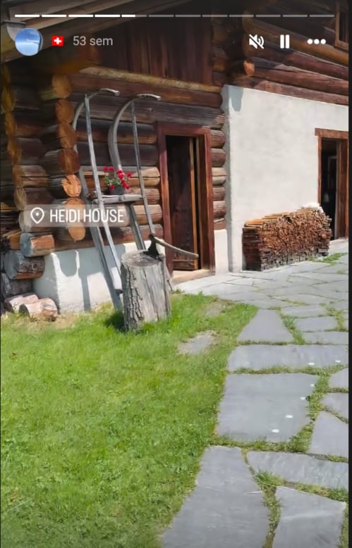 La esposa de Pecho de Rata hizo gala en sus redes sociales de su viaje a Suiza y otros países europeos. Imagen tomada de Instagram.