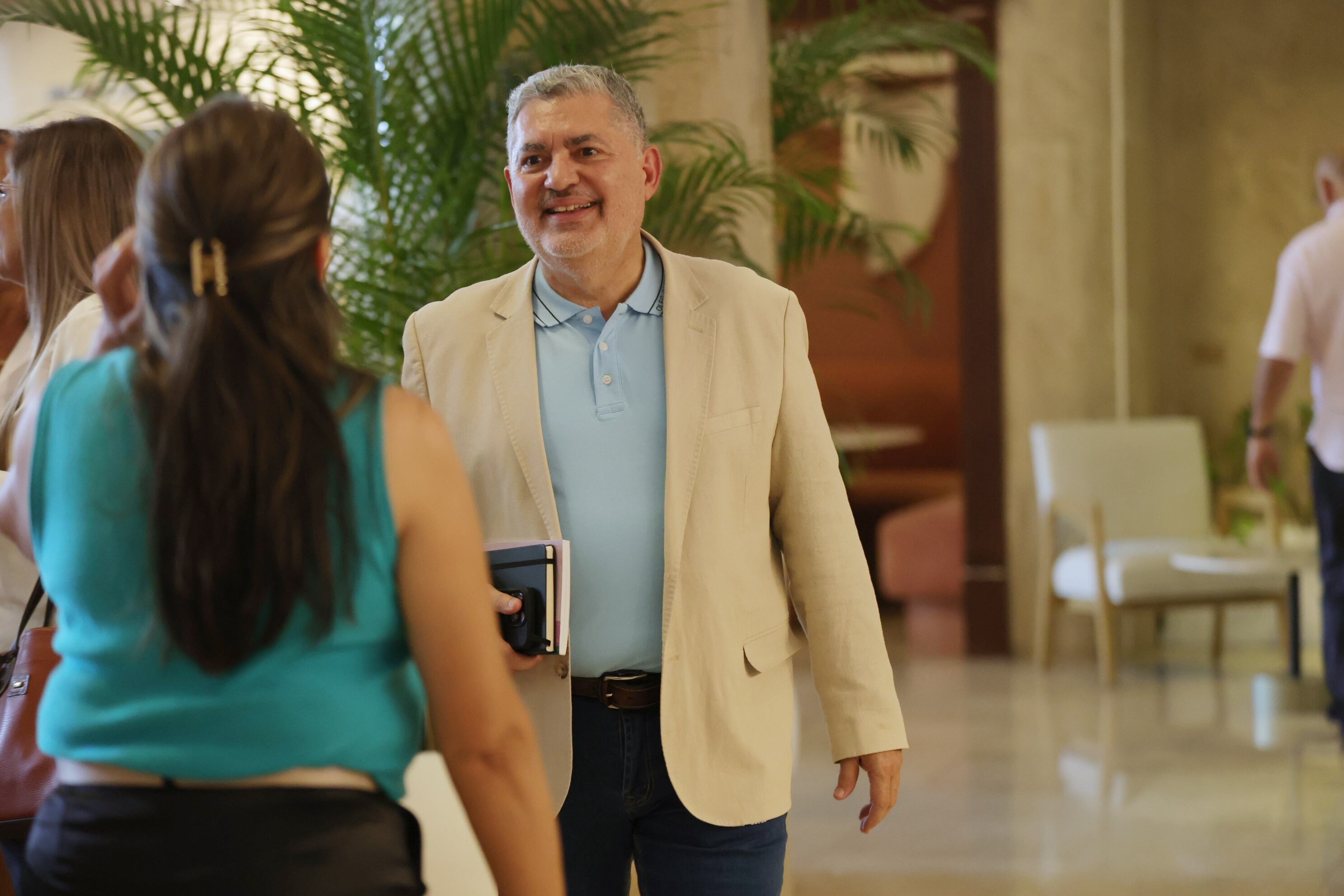 Ñ 24/08/2025/ Asamblea Nacional del Partido Pueblo Soberano / en la foto José Miguel Villalobos, abogado personal del presidente Rodrigo Chaves y primer lugar por Alajuela / foto John Durán