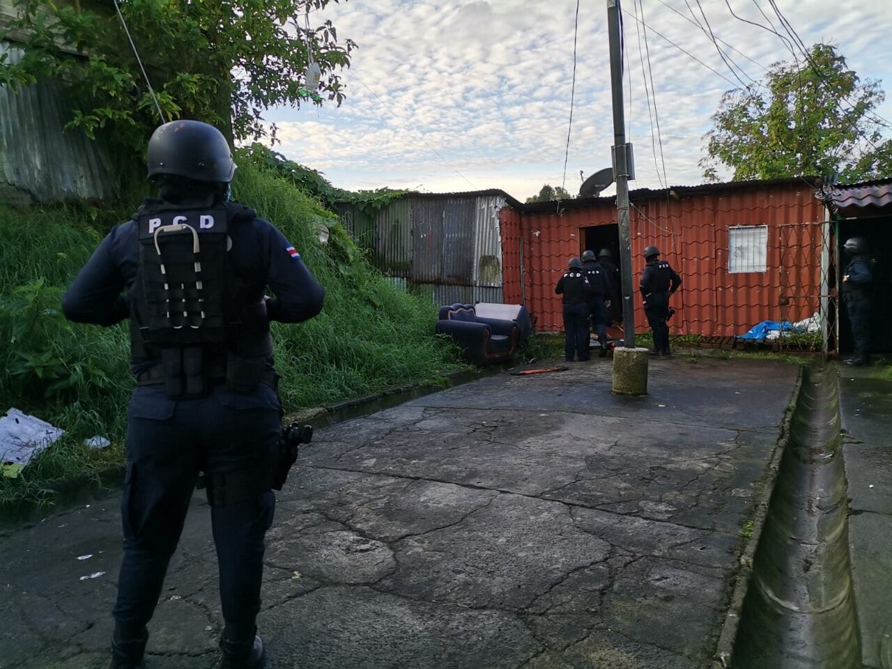 PCD desmantela banda radicada en Los Cuadros. Foto PCD.