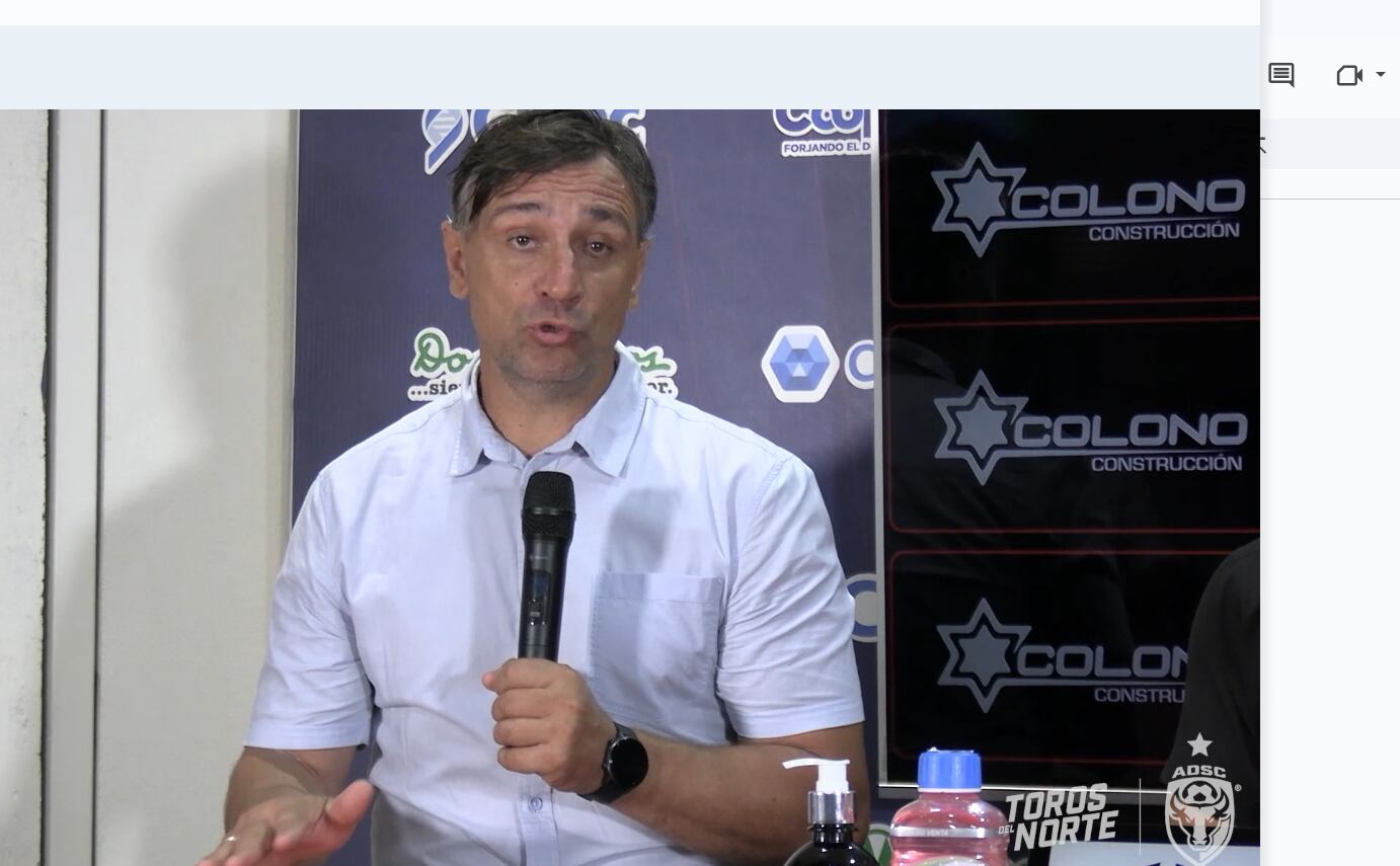 Martín Arriola, técnico de San Carlos