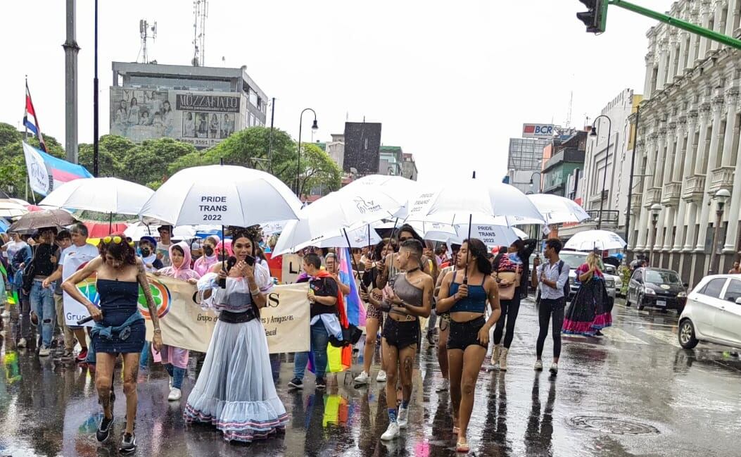 El 16 de octubre del 2022 en San José se realizó la primera Marcha del Orgullo Trans (Pride Trans 2022), la cual caminó del Parque Central a la Plaza de la Democracia, exigiendo respeto, igualdad, derechos y leyes justas para la comunidad trans nacional. La organizó la Asociación Transvida.