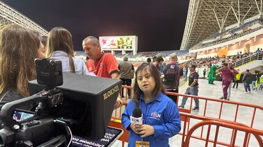 Inspiradora historia: Reportera con síndrome de Down marcó la pauta en los 90 minutos por la vida