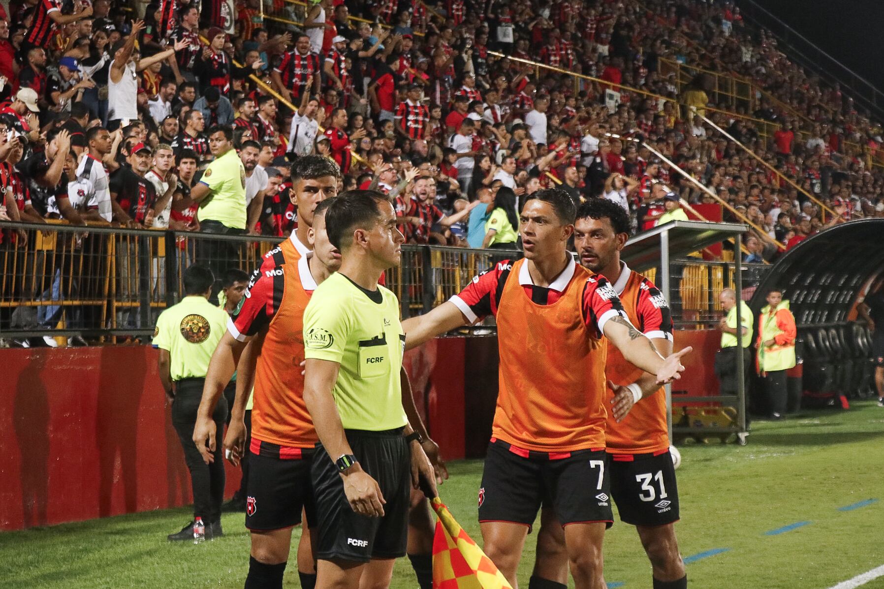 24/02/2024, Alajuela, Estadio Alejandro Morera Soto, partido de la jornada 8 entre Liga Deportiva Alajuelense y el Club Sport Herediano.