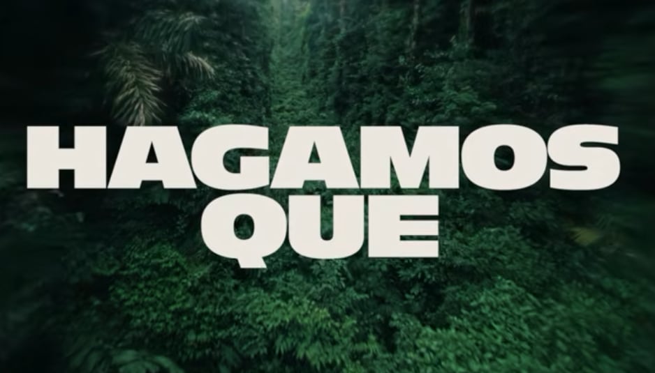 Juanes y su nuevo tema "Hagamos que", cuyo video grabó en el Parque Braulio Carrillo, en la ruta 32 hacia Limón.
