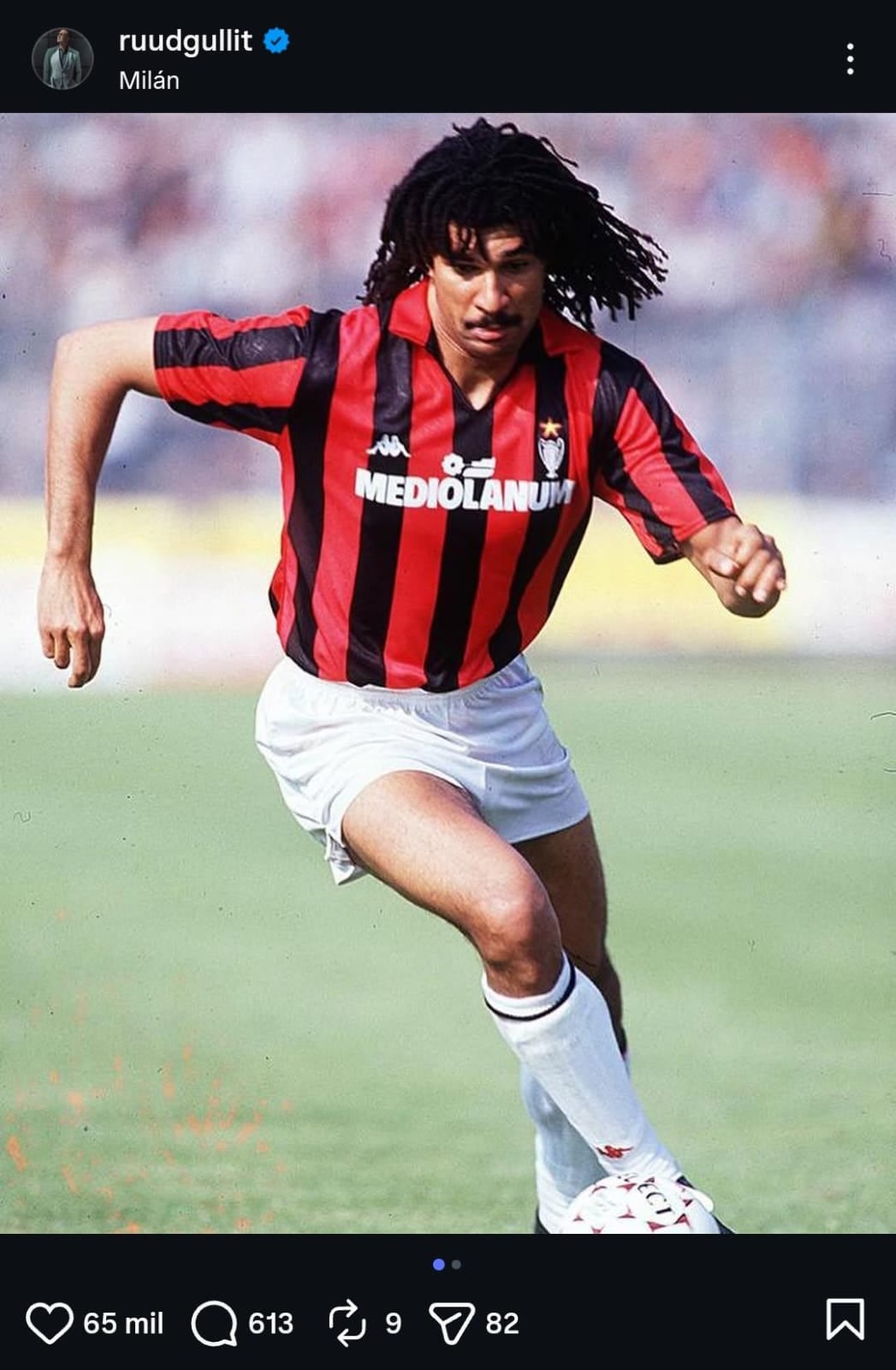 Ruud Gullit, exjugador de Países Bajos