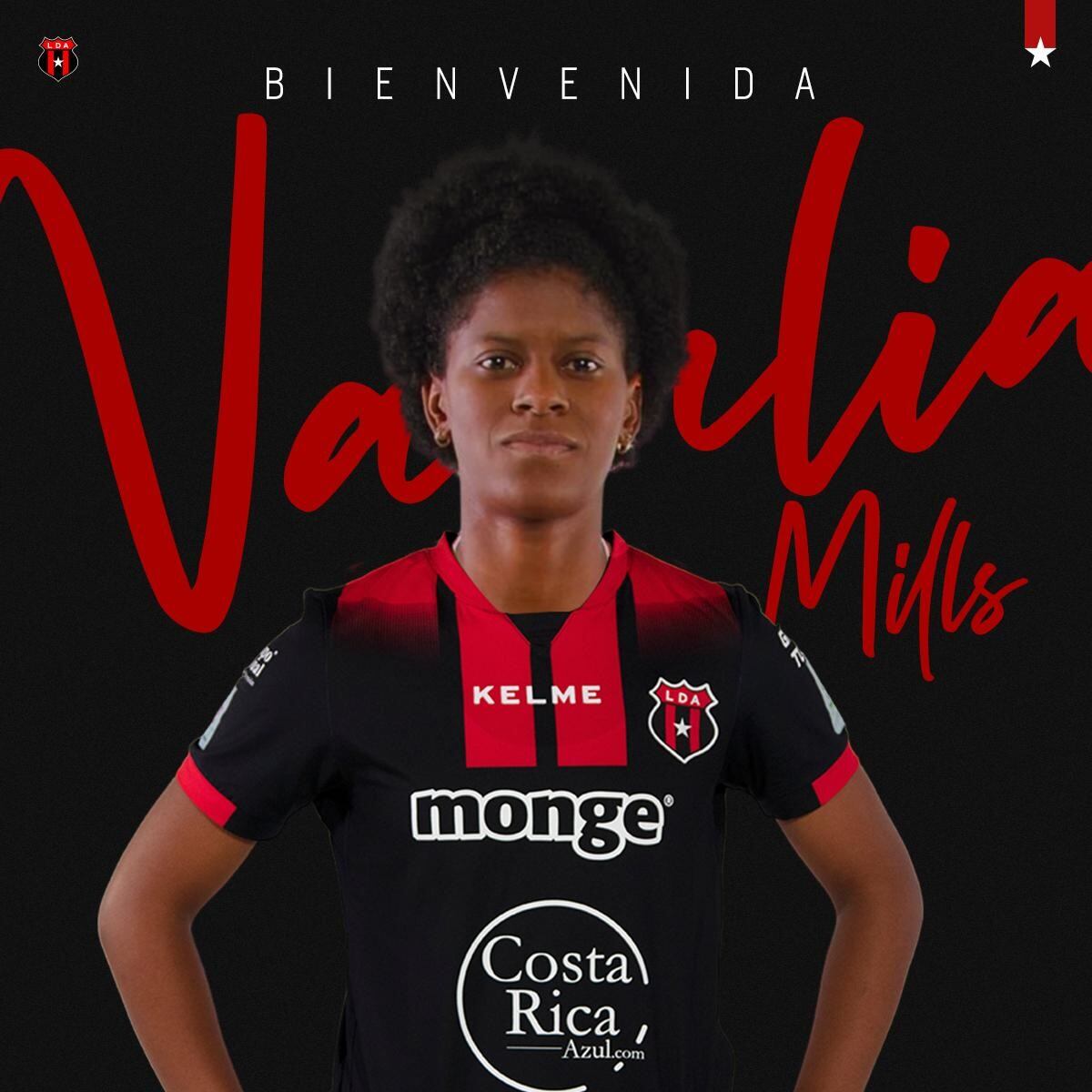 Natalia Mills. Prensa Alajuelense.