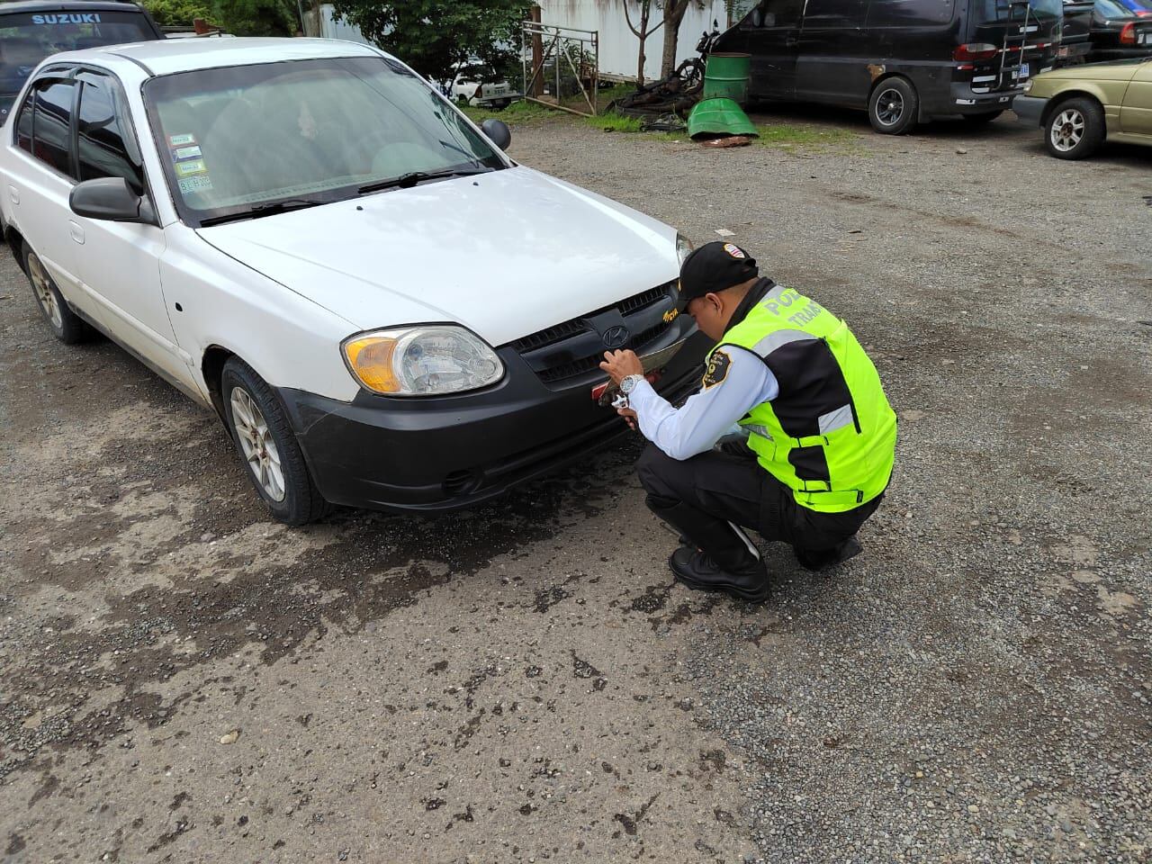Detenido sospechoso de tráfico de personas en La Cruz. Foto MSP.