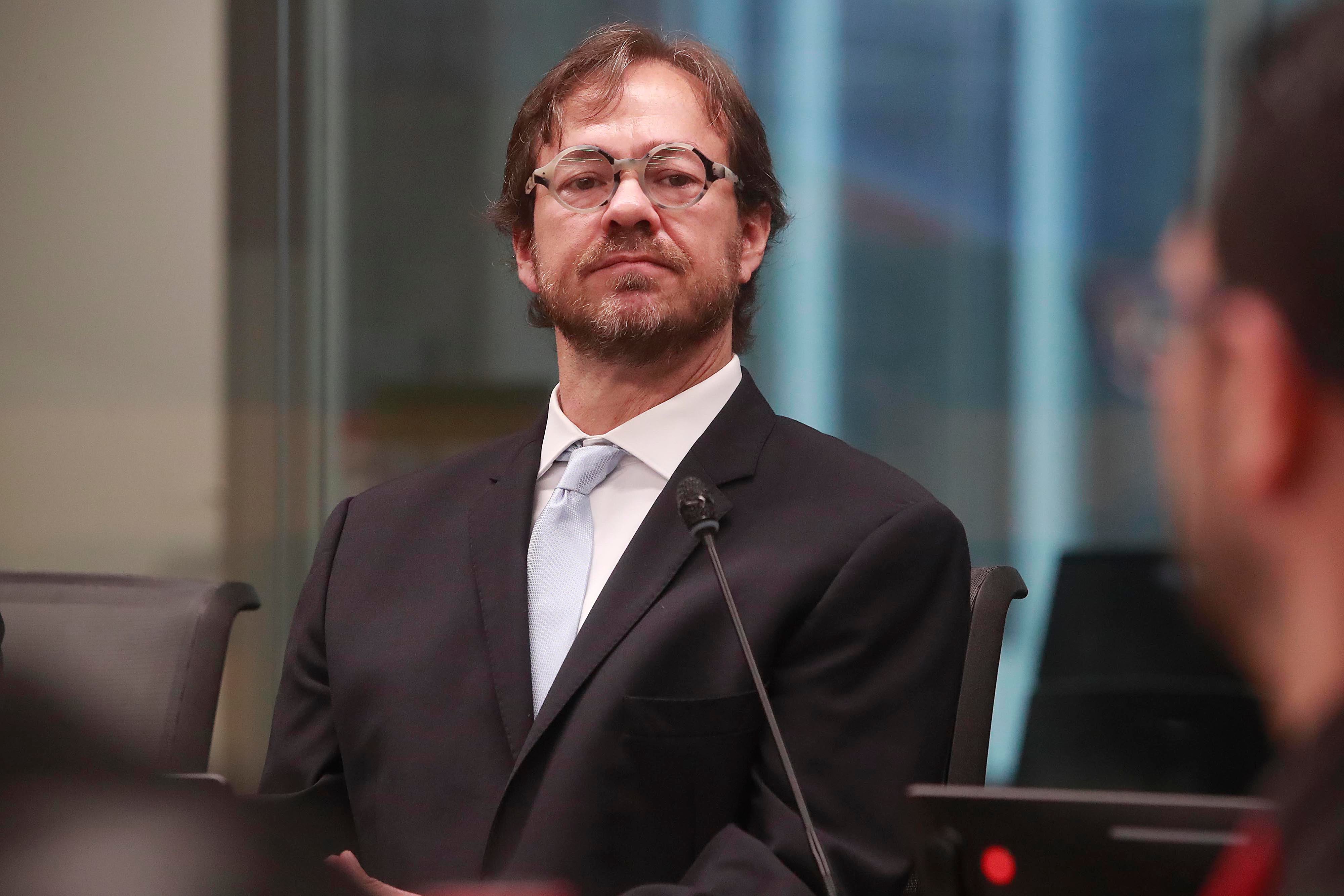 11/12/2023 Asamblea Legislativa. Federico Cruz, asesor del presidente Rodrigo Chaves, conocido como Choreco, comparece ante la Comisión de Financiamiento de Partidos Políticos.