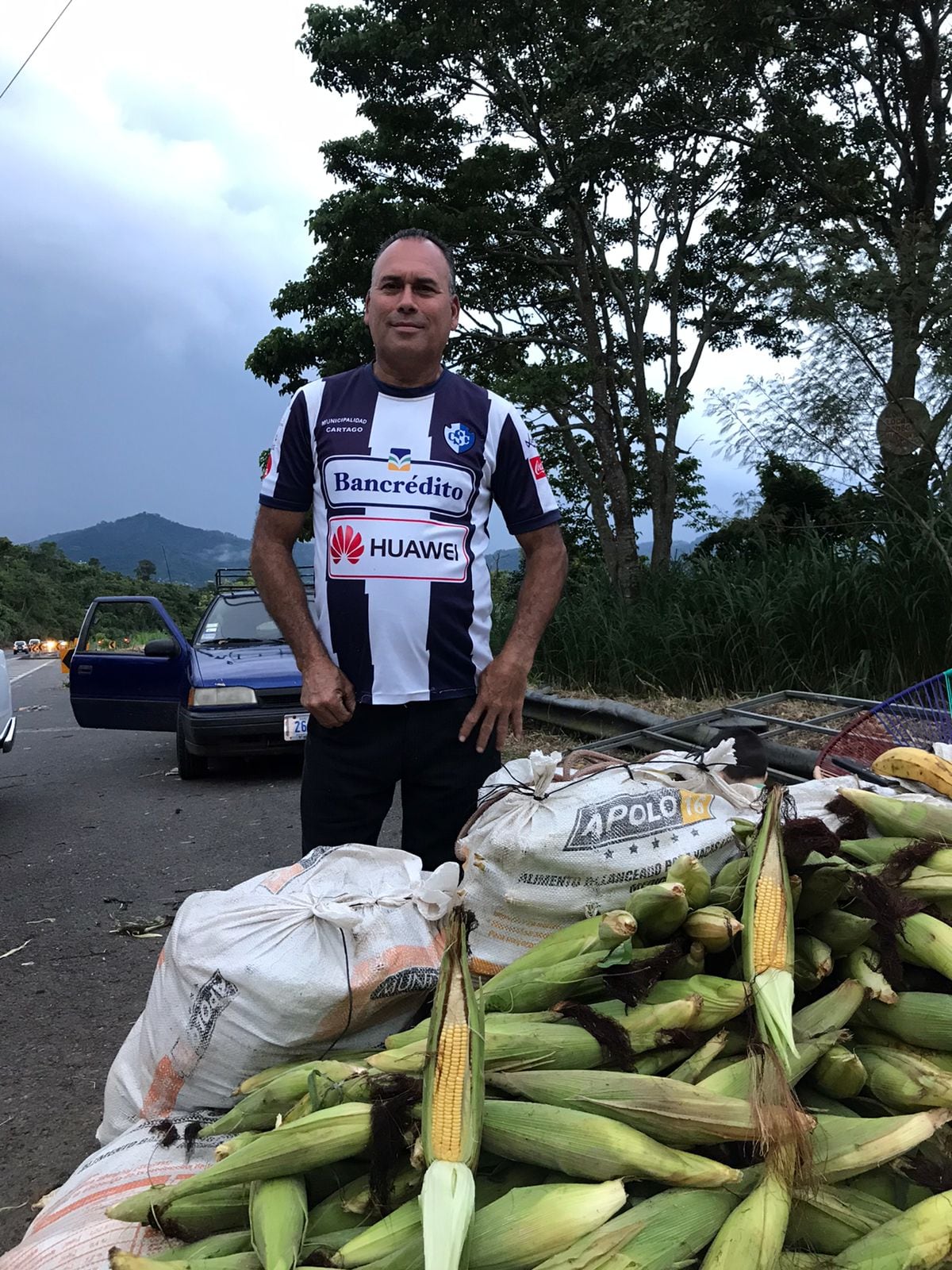 Rónald Rodríguez, amigo de Géiner Segura, verdulero