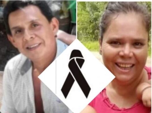 Pareja que falleció en Buenos Aires luego de ser alcanzada por un rayo. foto cortesía.