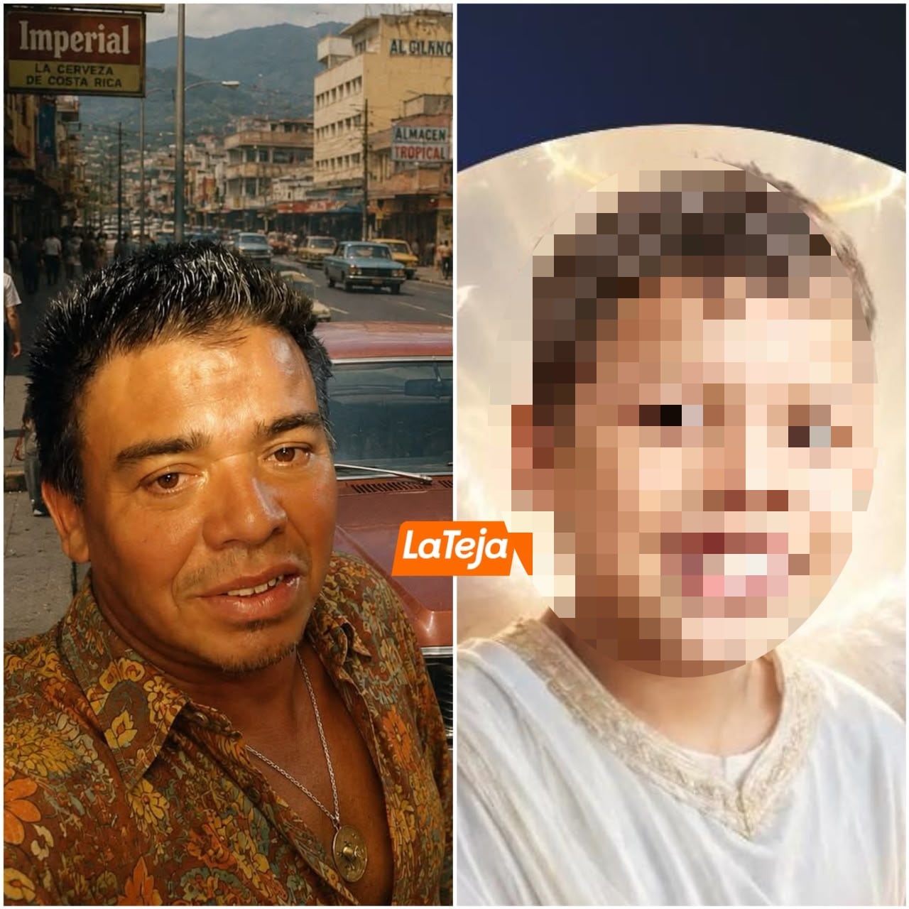 Eithan Pérez Monge, de unos 14 años, quedó atrapado junto a su papá, Eduardo Pérez Badilla