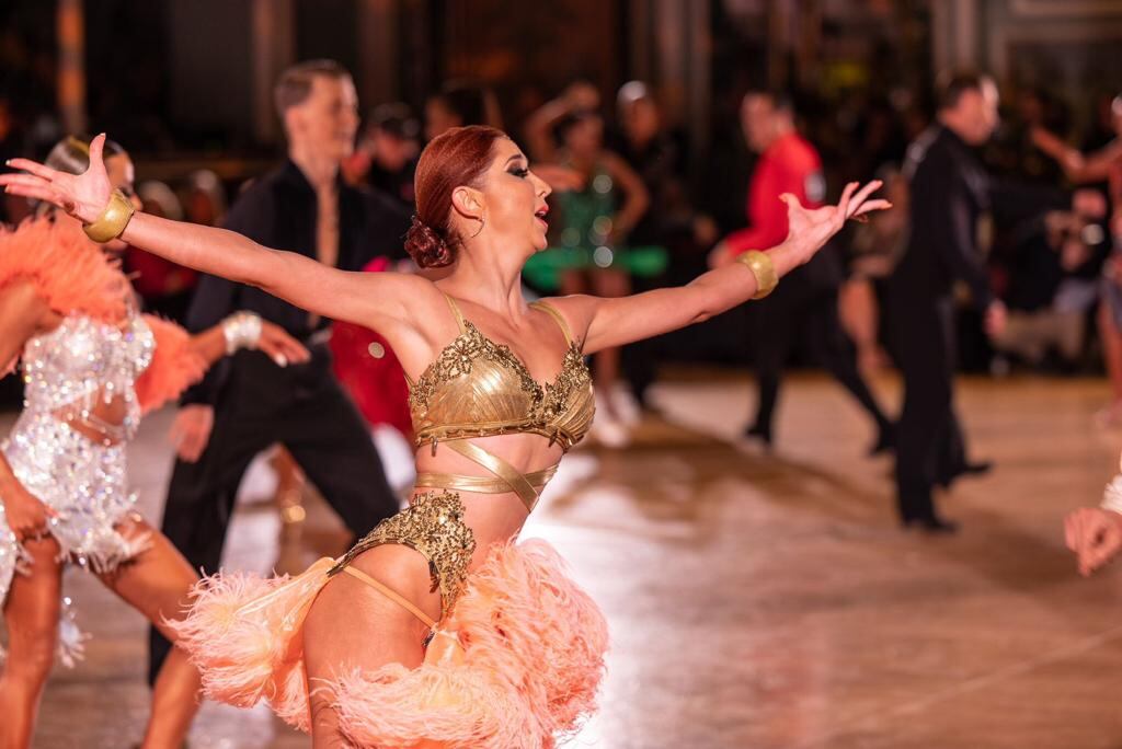 La bailarina profesional Lucía Jiménez fue parte del elenco de Dancing with the Stars.