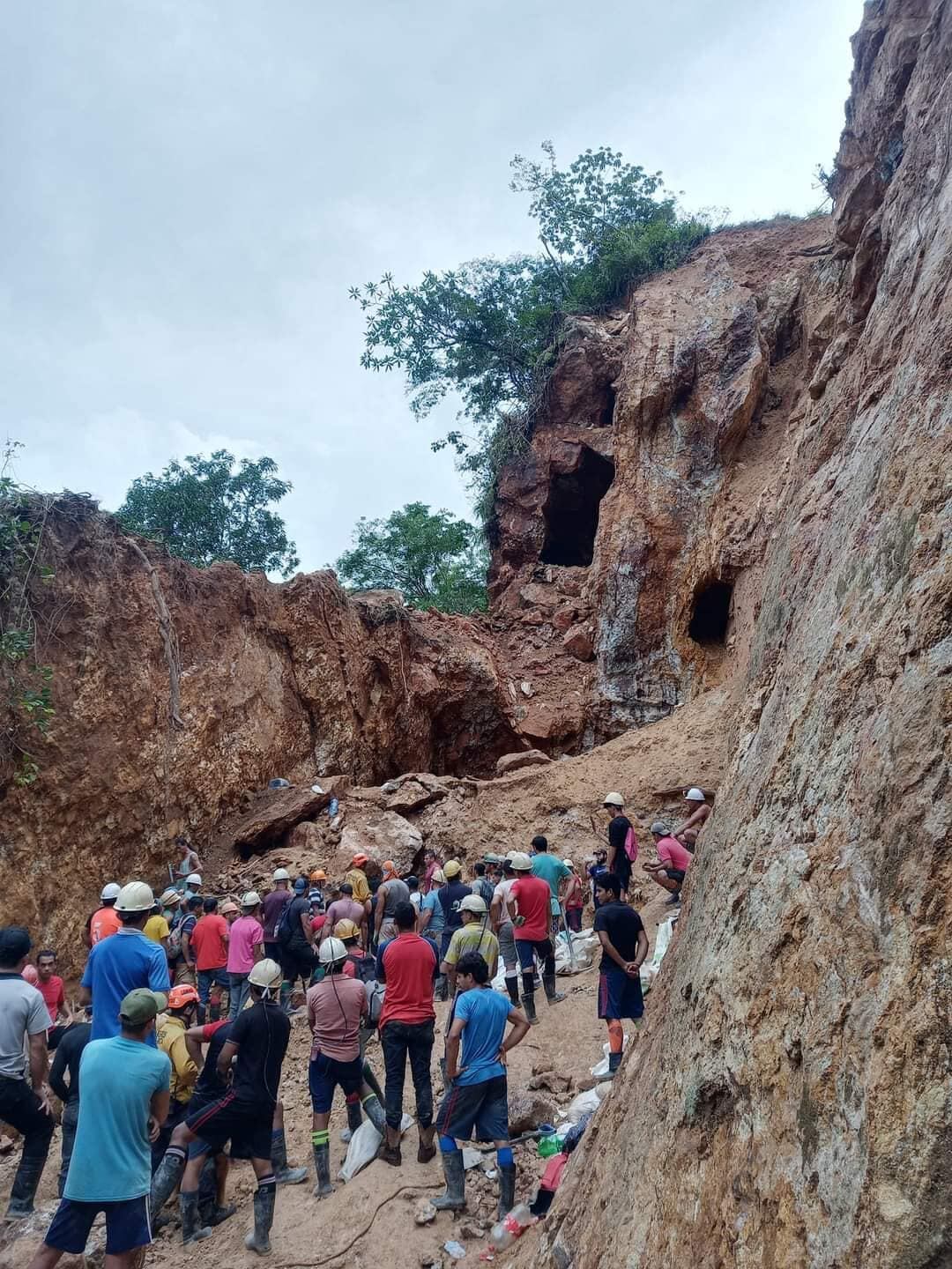 Hallan cuerpo de minero sepultado por deslizamiento en Abangares. Foto Guanacaste Informativo.