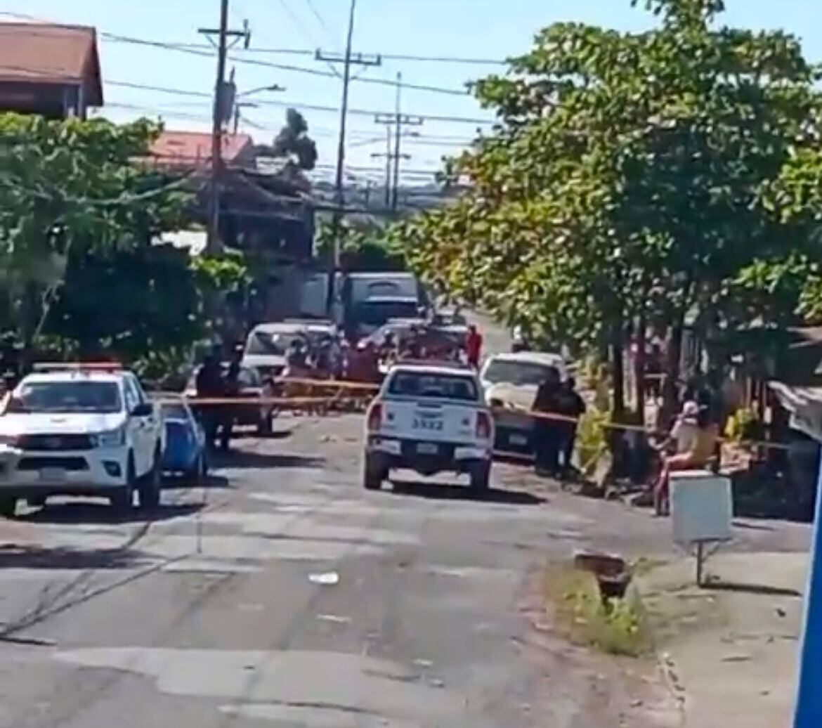 Bebé resulta herido por tiroteo en Puntarenas. Foto cortesía.