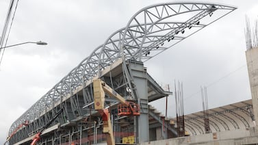 Herediano reveló qué sucedió con trabajador que sufrió accidente en construcción del Rosabal Cordero