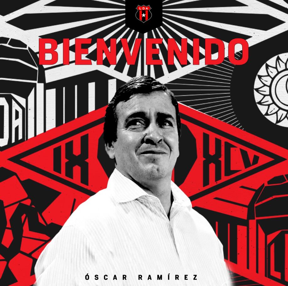 El técnico Óscar Ramírez vuelve a Alajuelense. Prensa LDA.