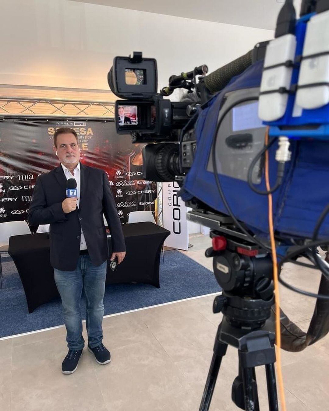 Lázaro Malvarez, jefe de Información de Telenoticias.