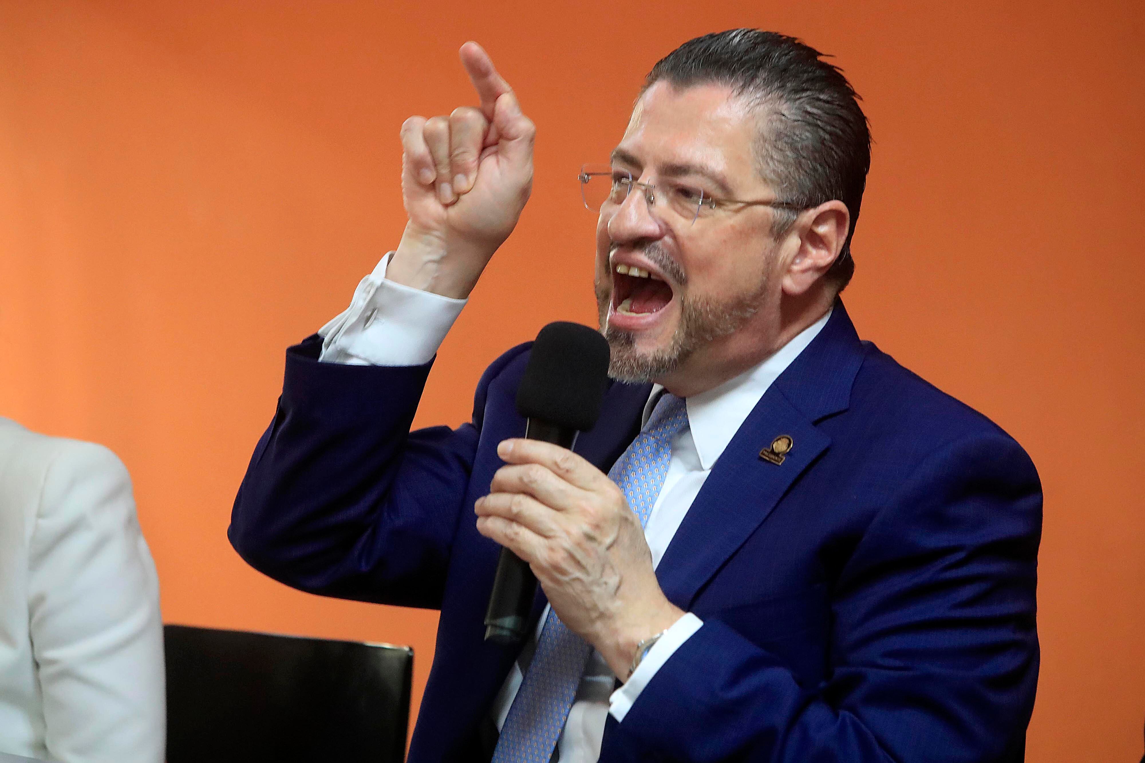 01/02/2024 Sabana Sur. Reunión de contralora general de la República, Marta Acosta, con el presidente de la República, Rodrigo Chaves. Foto: Rafael Pacheco Granados