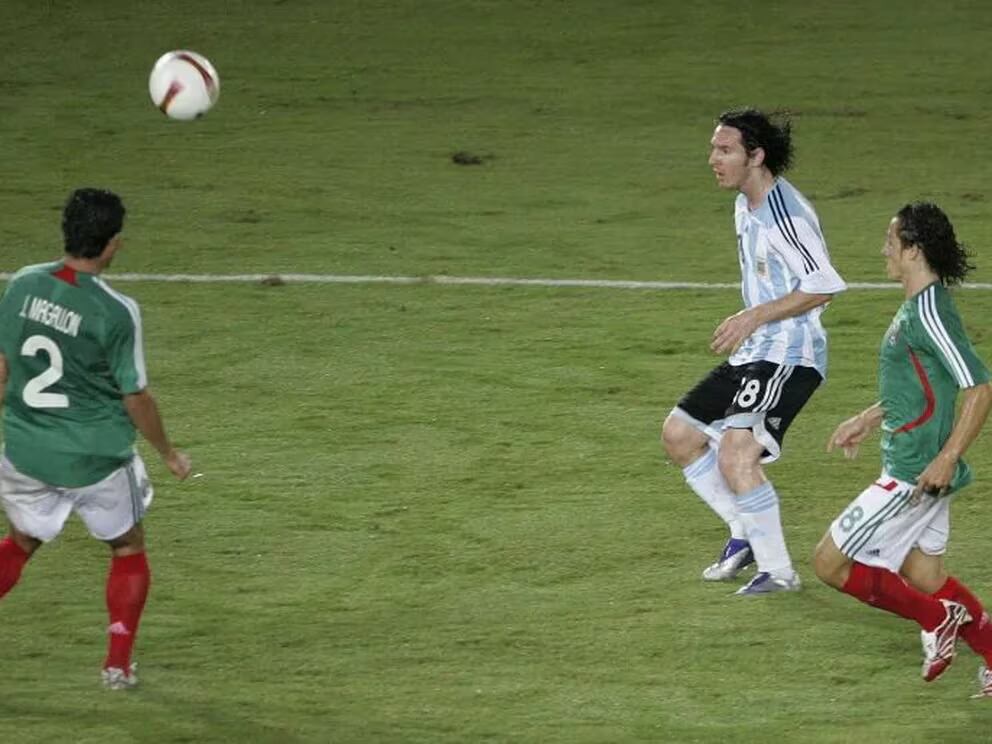 Lio Messi, Argentina vs México, copa América Venezuela