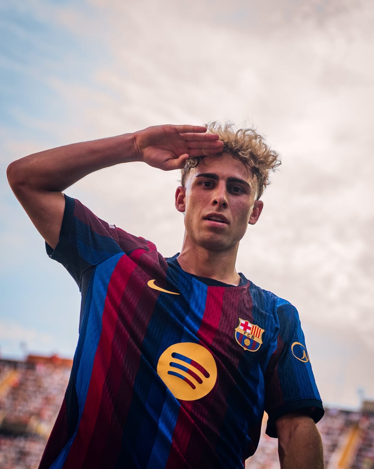 Fermín anotó en la goleada ante Valencia.