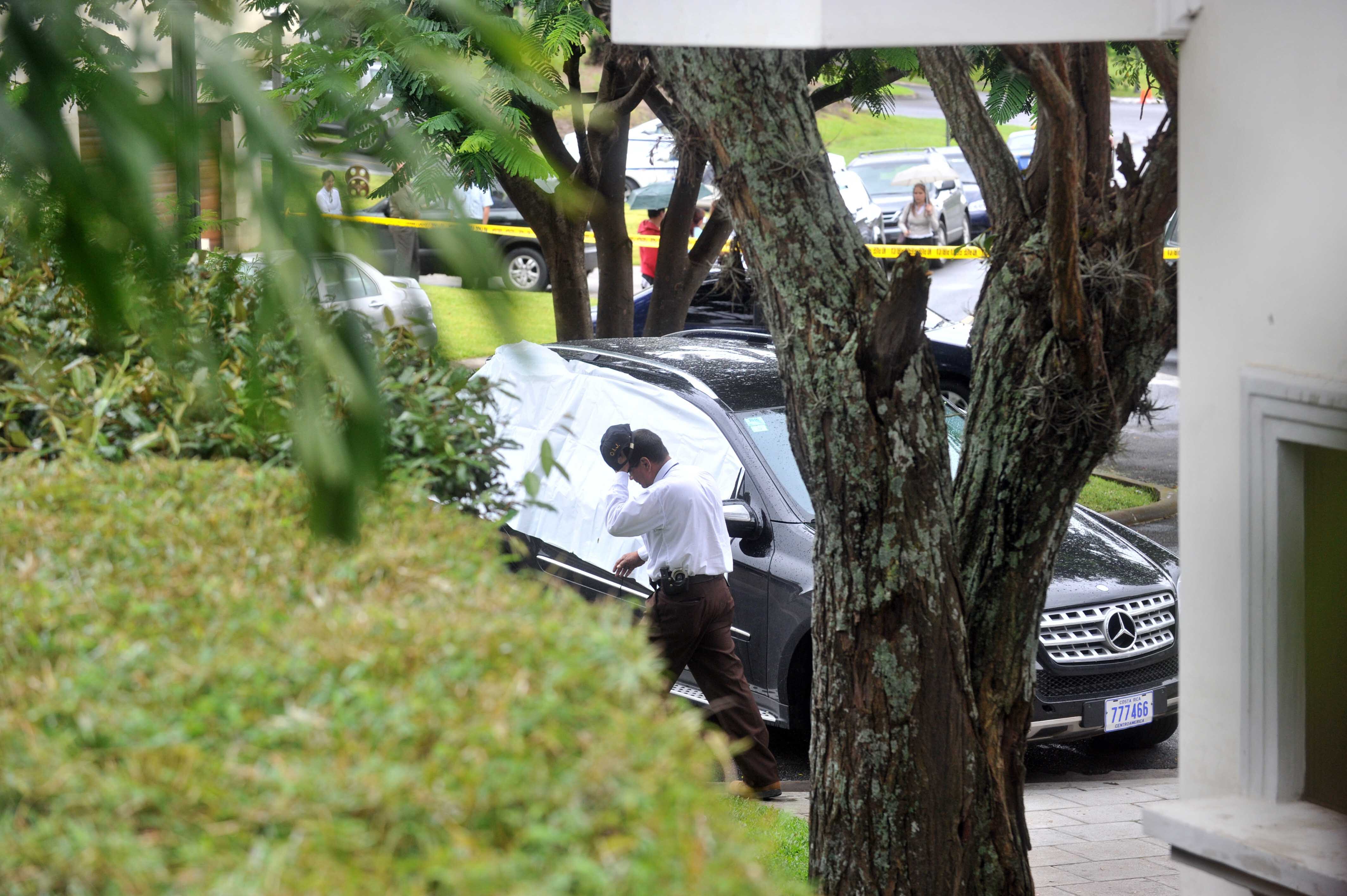 Asesinato de dos hombres en un condominio en Escazú, en agosto del 2010